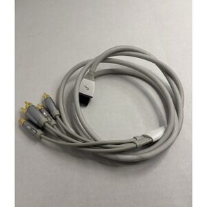 Rocketfish Gaming Component Video/Stereo Audio Cable Gold For Wii U 6ft Gray